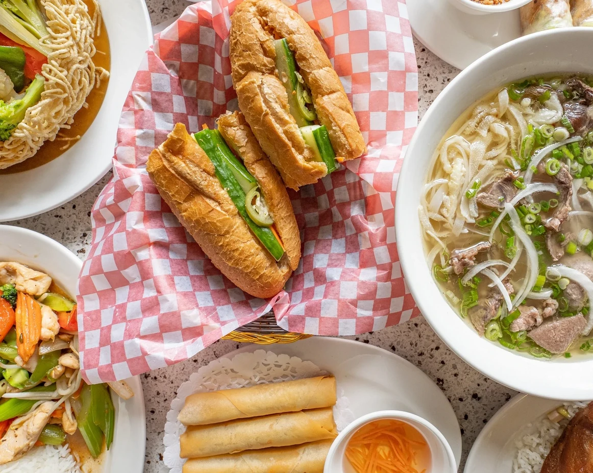 Dining room at Saigon Royal Restaurant, a Vietnamese restaurant in Douglasdale, southeast Calgary