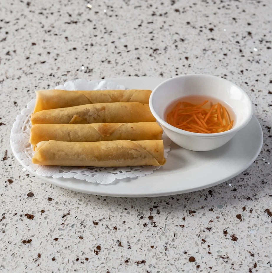 Crispy Vietnamese spring rolls, cha gio, at Saigon Royal Restaurant in southeast Calgary